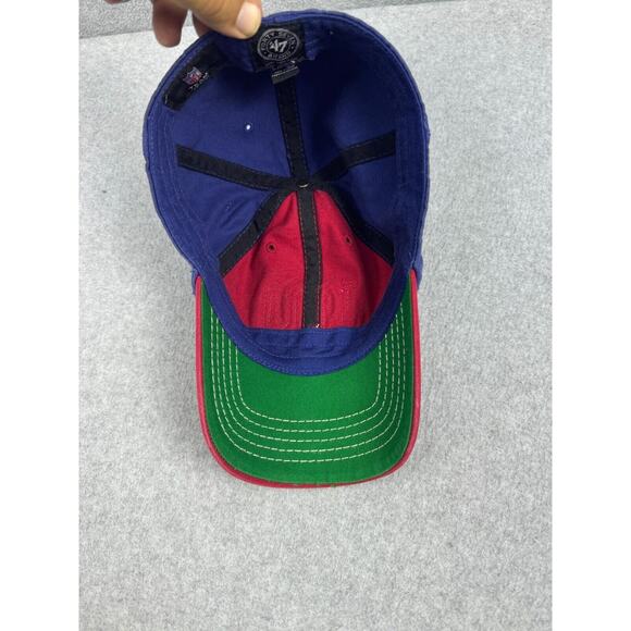 New York Giants NFL 47 Brand Fitted Baseball Cap Hat Size L Distressed - Picture 5 of 7